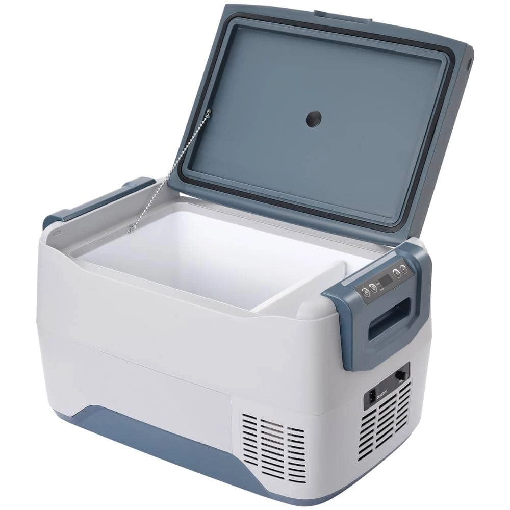 37 Qt. Portable Smart Chest Cooler Portable Refrigerator with Control Switch and Mobile Control by Tidoin
